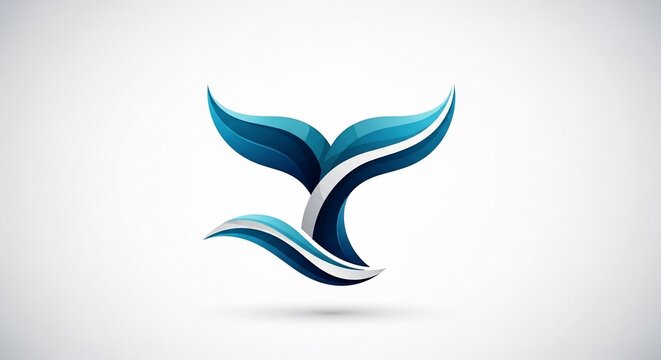 Elegant whale tail logo design AQ.Ab8RN6Kt1eZaPWWYypjmW2t3aUu8mruQlvswhFuCEWwavqBguw, capturing fluid blue and white motion with smooth, whisk-like curves