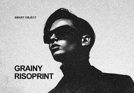 Grainy Risoprint Photo Effect