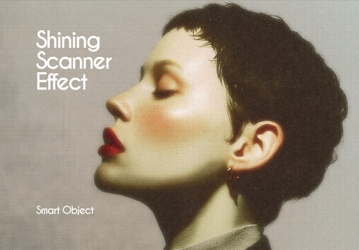Vintage Scanner Photo Effect