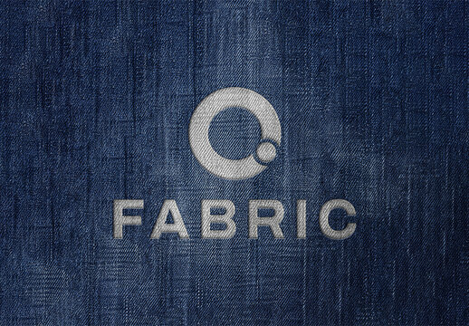 Fabric Logo Mockup Template