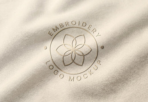 Embroidery Logo Mockup