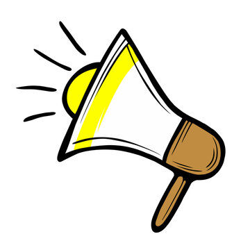 Megaphone illustration 