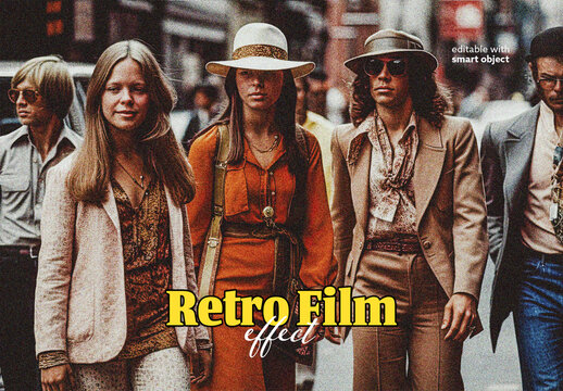 Retro Film Photo Effect