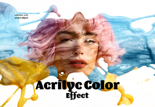 Acrilyc Color Effect