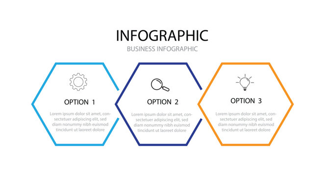 vector infographic timeline, design vector, with 3 steps option banner, vector illustration.