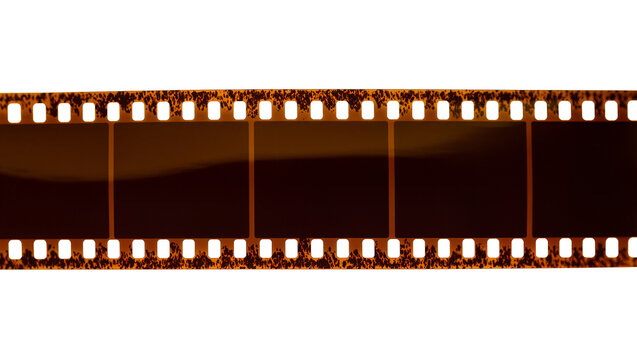 Film strip with perforations and dark frames