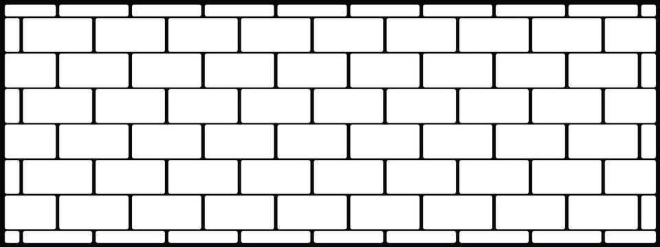 Pattern Brick Paver, Pattern Paver Cobblestone, Pattern Tile Cobblestone. Stylish Geometric Background with Vintage Stone Pavement Illustration.