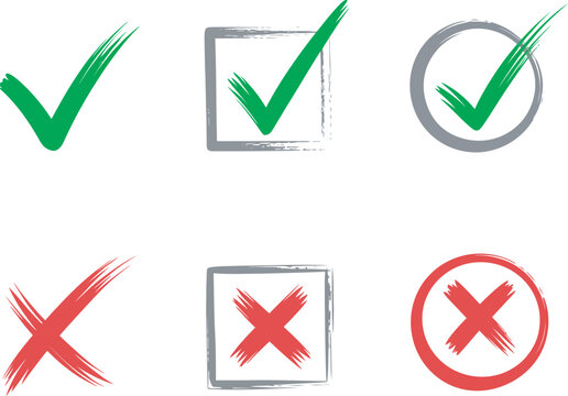 Voting icons vector set, includes ballot box, election hand, check mark, and democracy symbols for civic participation, elections, politics, and campaign design projects.