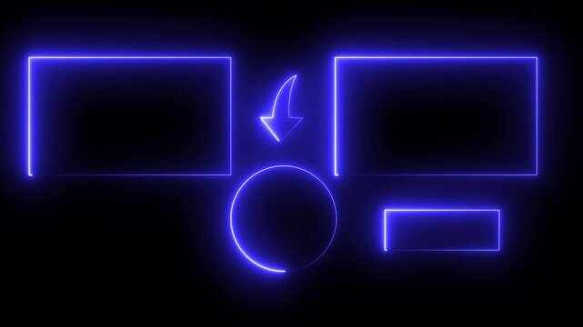 Subscribe button and outro for gaming and video channels You tube End screen animation. neon glowing end screen 4k animation, You tube End screen Outro Card subscribe