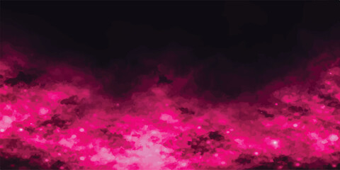 Deep magenta nebula clouds and glowing starlight field with background abstract particle astronomy universe starlight celestial astrophysics interstellar phenomenon exploration infinity © Romana