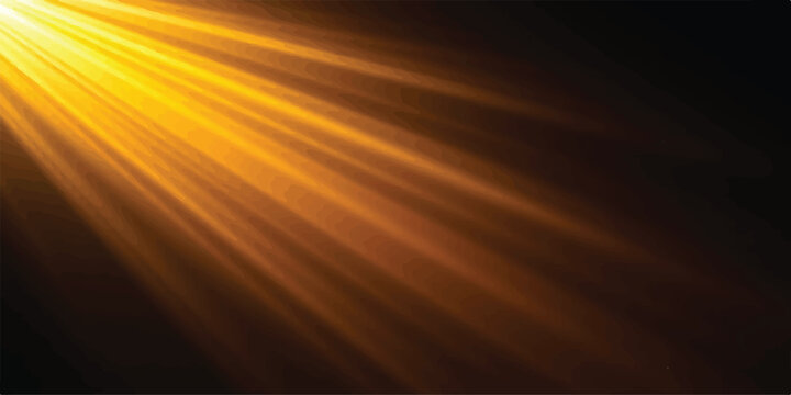 Single golden spotlight beam angled across a dark background with spotlight diagonal background abstract particles sunlight atmospheric lighting radiance contrast ethereal illumination