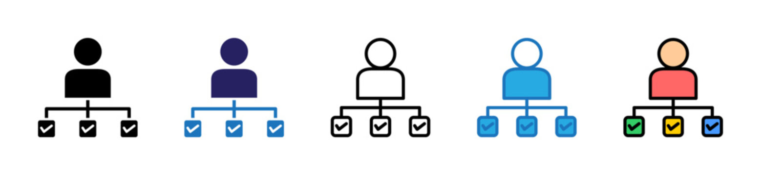 Skills Icon In Multiple Styles And Colors