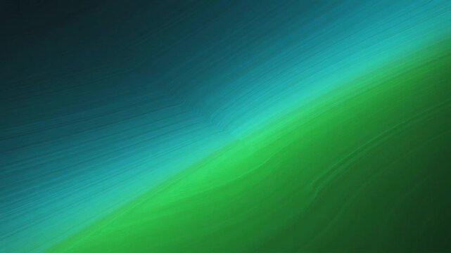 Abstract glowing wave motion with cyan and green gradients during twilight with subtle texture