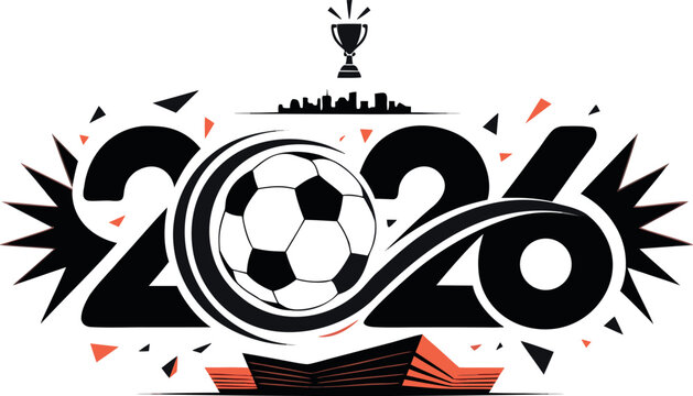 ootball Championship Twenty Twenty Six Vector Graphic