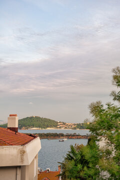 Cityscape of Istanbul meets tranquil waterfront