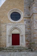 Fototapeta premium Church of Saint Martin of Sourdun. Sourdun is a French town and commune, in the Île-de-France region, Seine-et-Marne department.