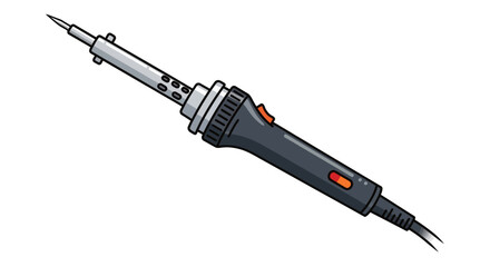 Soldering iron tool for electronics work. © TheArk