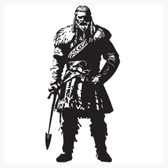 Obraz premium medieval knight with sword