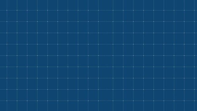 Digital graph paper grid chart subtle dark blue background with military, science, technology, or medical theme. Grid Background Horizontal Loop Animation 
