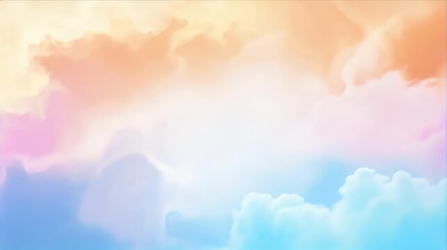 Wave Backgroundsoft gradient color wave background pastel cloud sky dreamy atmosphere gentle light abstract heaven airy calm smooth fluffy border subtle blend fantasy art illustration design soft