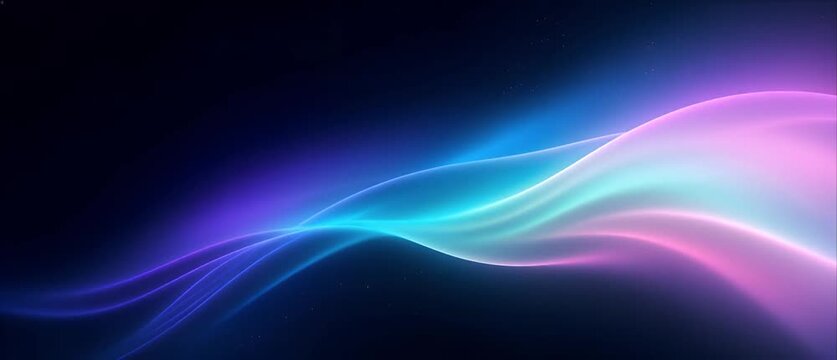 Wave Backgroundsoft gradient color wave background neon light flowing line abstract glowing digital energy flow futuristic fluid curve motion design modern dynamic swirl luminous art minimal dark