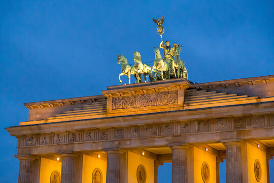 Brandenburg Gate in Berlin, Germany