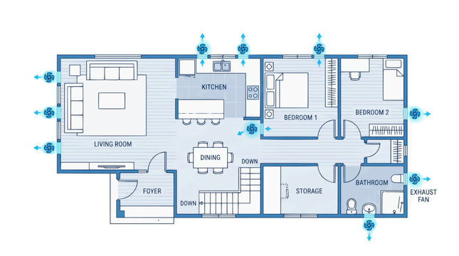 A detailed floor plan of a modern house with labeled rooms on transparent background hantavirus pulmonary syndrome, hps