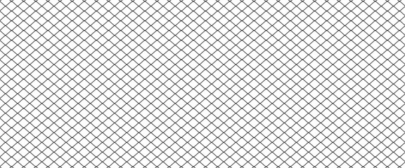Mesh texture for fishing nets. Seamless black pattern for sportswear or soccer goal, volleyball net, basketball hoop, hockey, athletics. © Maidi