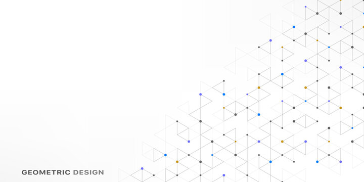 Abstract vector background with a geometric pattern of triangle shapes. Graphic design element 