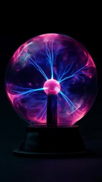 Electric Plasma Ball Energy Sphere Animation