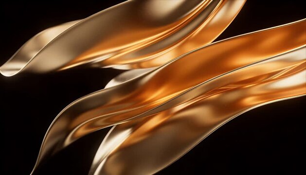 Liquid Gold abstract liquid gold wave background flowing metallic ribbon curve luxury design shimmer elegant fluid motion 3d render glamour glowing metal texture dynamic smooth motion modern art