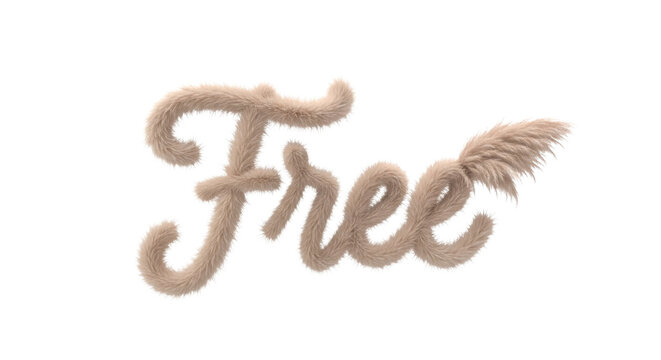 Furry 'Free' Text Logo