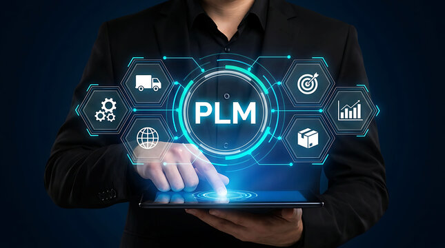 PLM software concept for product lifecycle management business process optimization