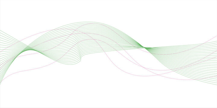 abstract wavy lines background element. Suitable for AI, tech, network, science, digital technology themes