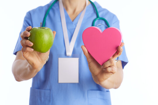 Heart Health and Nutrition Concept with Medical Professional