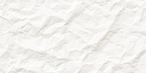 Naklejka premium White crumpled paper texture background vector illustration