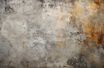 Obraz premium Processed collage of old rusty metal sheet texture in daylight. Background for banner