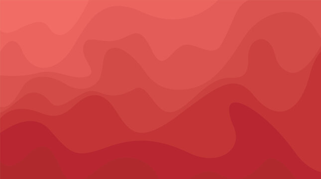 Layered red waves pattern wave abstract colorful