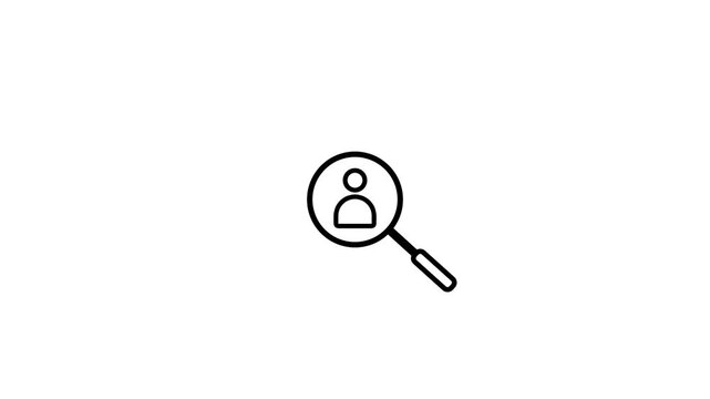 Magnifying Glass Search Symbol Conceptual Investigation Discovery Tool Digital Research Flat Minimalist Isolated Style Transparent Background Business Analysis Exploration Focus