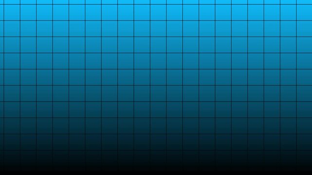 Blue grid pattern background, grid graphic pattern background, minimal background, blue grid pattern background on gradient blue. Abstract dots grid digital screen square technology background