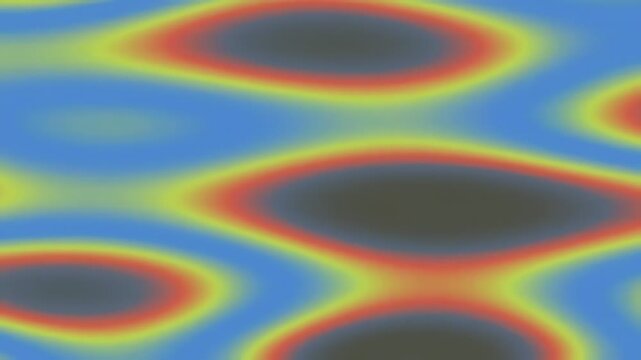 Abstract thermal heat map background with fluid ripple motion