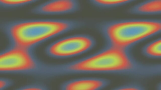 Colorful fluid motion of heat map gradients in a seamless loop