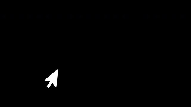 Interactive Mouse Cursor Button Click Press for overlay.