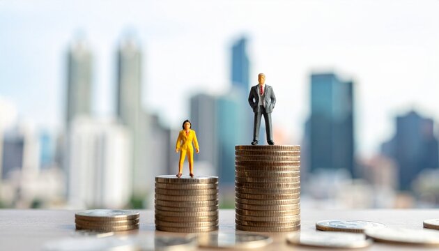 COIN STACKS &ndash; Economic Inequality Symbol
