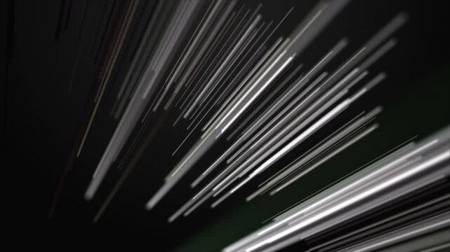Magic video animation with stripe objects in slow motion, 4096x2304 loop 4K