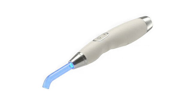 Modern Dental Led Curing Light With Blue Light On White