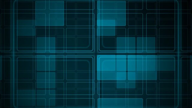 Abstract digital pattern formation with glowing geometric shapes in repeating formations suggesting futuristic technology and data flow visualization for concept presentations and web design