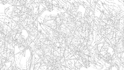 Obraz premium White scratch texture overlay with distressed grunge pattern on transparent background.