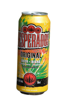 Freigestelltes isoliertes Desperados Original Bier aus dem Produktionsland Schweiz, Z&uuml;rich 1.6.2026