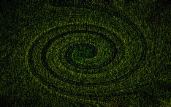 Binary code data flow with green digital numbers on dark background